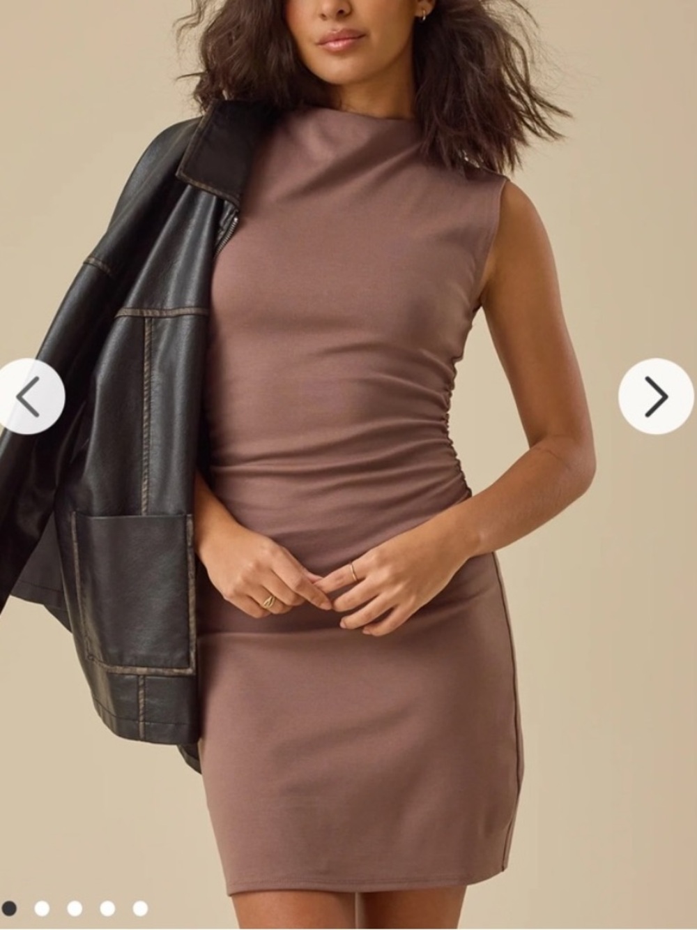NWT Altard State Celine Shift Dress - Brown